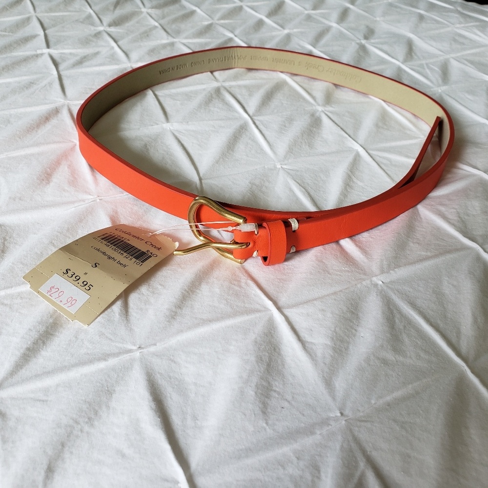 Coldwater Creek colorbright belt in Size small